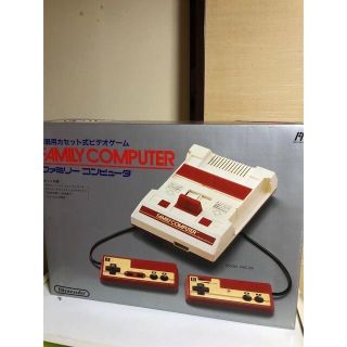 ファミリーコンピュータ(ファミリーコンピュータ)の【レア】※初期・未使用品※ファミコン本体、ソフト(家庭用ゲーム機本体)