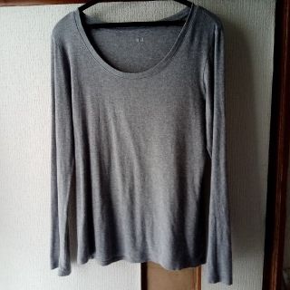 ユニクロ(UNIQLO)のユニクロ　長袖　Tシャツ　M(Tシャツ(長袖/七分))