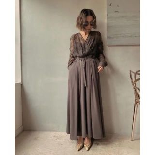 アメリヴィンテージ(Ameri VINTAGE)のアメリヴィンテージ LADY LACE VEIL DRESS(ロングドレス)