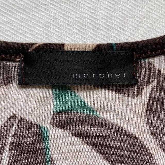 MARCHER(マルシェ)のMARCHER 七分　ワンピース レディースのワンピース(ひざ丈ワンピース)の商品写真