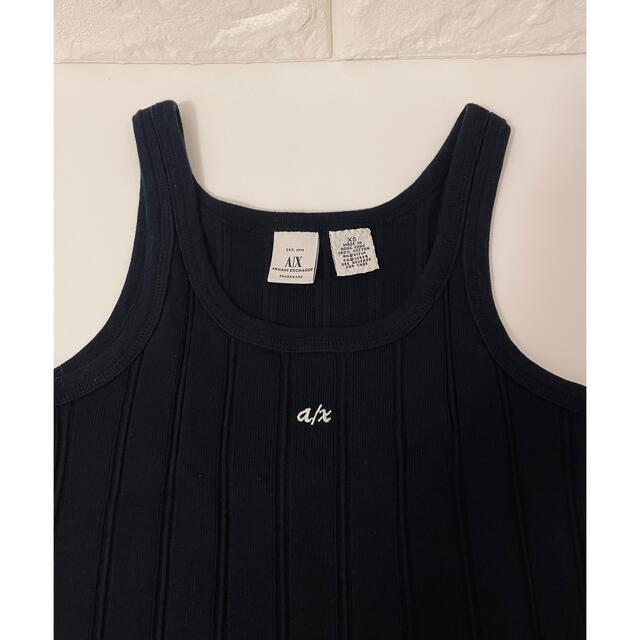 ARMANI EXCHANGE(アルマーニエクスチェンジ)の▶︎アルマーニエクスチェンジ◀︎A/Xタンクトップ レディースのトップス(Tシャツ(半袖/袖なし))の商品写真