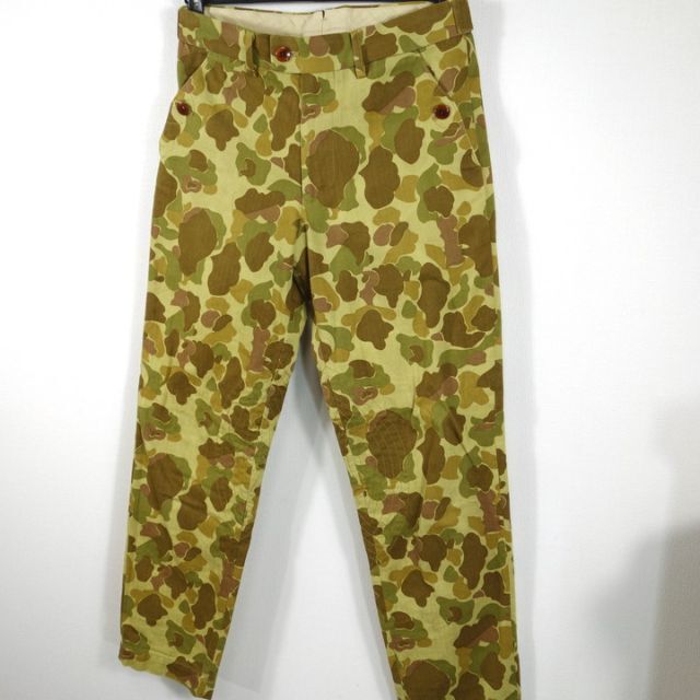 □良品□ジュンヤワタナベマン 秋冬 カモフラステッチパンツ JUNYA