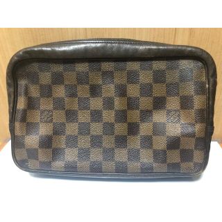 ルイヴィトン(LOUIS VUITTON)のルイ・ヴィトン トゥルーストワレット クラッチバッグ ポーチ ダミエ エベヌ(ポーチ)