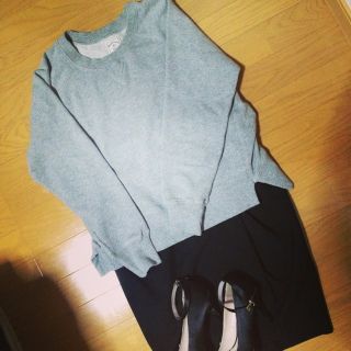 ディスコート(Discoat)のグレーのスウェット＊(トレーナー/スウェット)