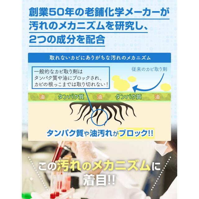 スライムパンチ 1個 洗浄剤 洗剤 カビ ヌメリ 油汚れ 低臭 除菌 ジェル