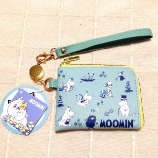 ムーミン(MOOMIN)のムーミン 小銭入れ／パスケース 新品 タグ付き(パスケース/IDカードホルダー)