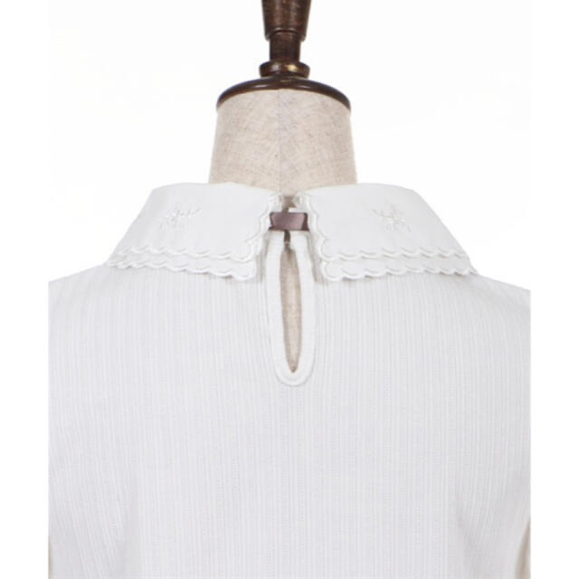 axes femme(アクシーズファム)の襟付き　プルオーバー　カットソー レディースのトップス(カットソー(半袖/袖なし))の商品写真
