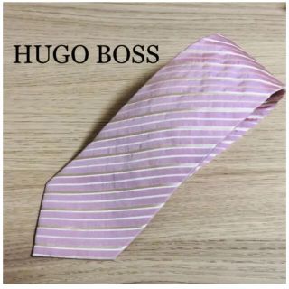 ヒューゴボス(HUGO BOSS)のHUGO BOSS ネクタイ　ピンク(ネクタイ)