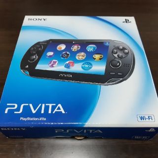 プレイステーションヴィータ(PlayStation Vita)のPS VITA クリスタルブラック(携帯用ゲーム機本体)