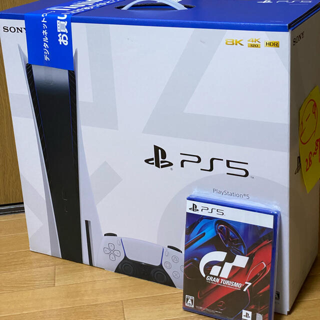 新品未使用品　PlayStation5  ディスクドライブ搭載モデルゲームソフト