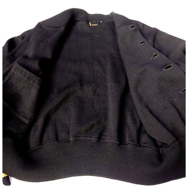 超稀少 40S USMA 最高級ダブルウールニットカデットジャケット 襤褸 M位 メンズのトップス(カーディガン)の商品写真