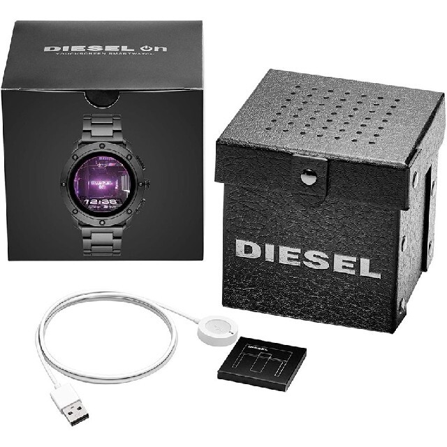 DIESEL(ディーゼル)の【新品未使用】 DIESEL ディーゼル スマートウォッチ ガンメタル メンズの時計(腕時計(デジタル))の商品写真