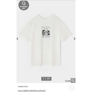 マウジー(moussy)のマウジー  TシャツDisneySERIES CREATED by MOUSSY(Tシャツ/カットソー(半袖/袖なし))