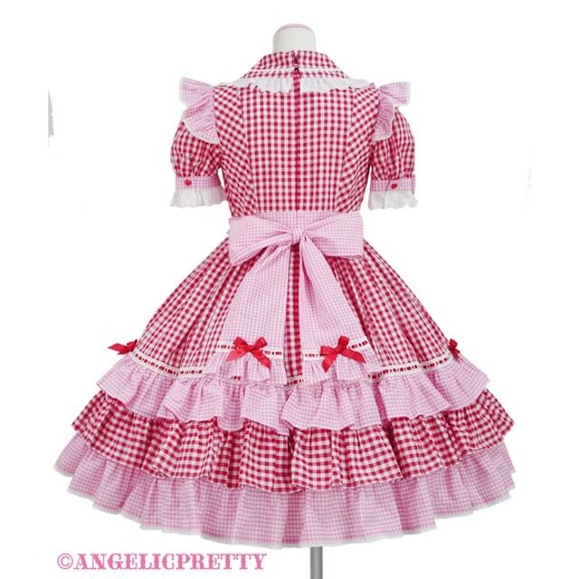 Angelic Pretty(アンジェリックプリティー)のギンガムシャーベットワンピース　angelic  pretty レディースのワンピース(ひざ丈ワンピース)の商品写真