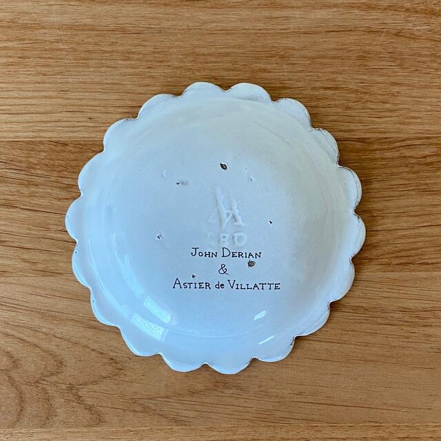 ASTIER de VILLATTE(アスティエドヴィラット)のAstier de Villatte⭐︎JOHN DERIAN ROSEソーサー インテリア/住まい/日用品のキッチン/食器(食器)の商品写真