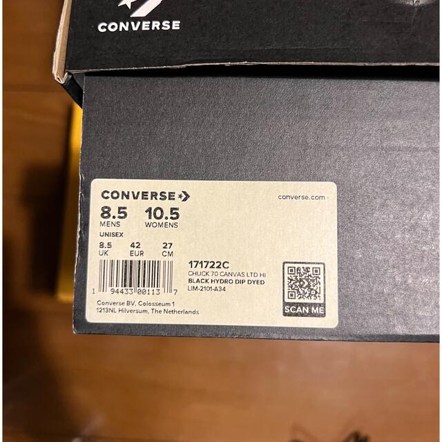 CONVERSE(コンバース)の【新品】Converse Chuck 70 Canvas LTD HI メンズの靴/シューズ(スニーカー)の商品写真