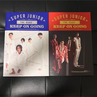 スーパージュニア(SUPER JUNIOR)のsuperjunior アルバム 2バージョンセット mu-noトレカ付き(K-POP/アジア)