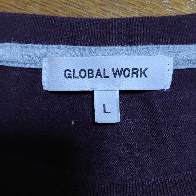 GLOBAL WORK(グローバルワーク)のグローバルワーク GLOBAL WORK Tシャツ L メンズ メンズのトップス(Tシャツ/カットソー(半袖/袖なし))の商品写真