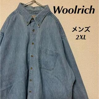 ウールリッチ(WOOLRICH)のUSA製　Woolrich デニムシャツ ビックシルエット　メンズ　2XL(シャツ)