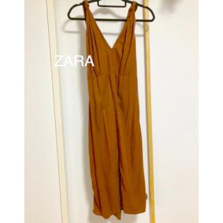 ザラ(ZARA)のザラZARAブラウンサロペット(サロペット/オーバーオール)