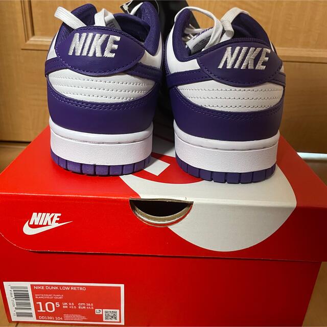 NIKE(ナイキ)の期間限定価格Nike Dunk Low  Court Purple 28.5cm メンズの靴/シューズ(スニーカー)の商品写真