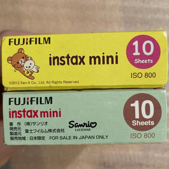 富士フイルム(フジフイルム)の富士フイルム instax mini リラックマ チェキ フィルム スマホ/家電/カメラのカメラ(その他)の商品写真