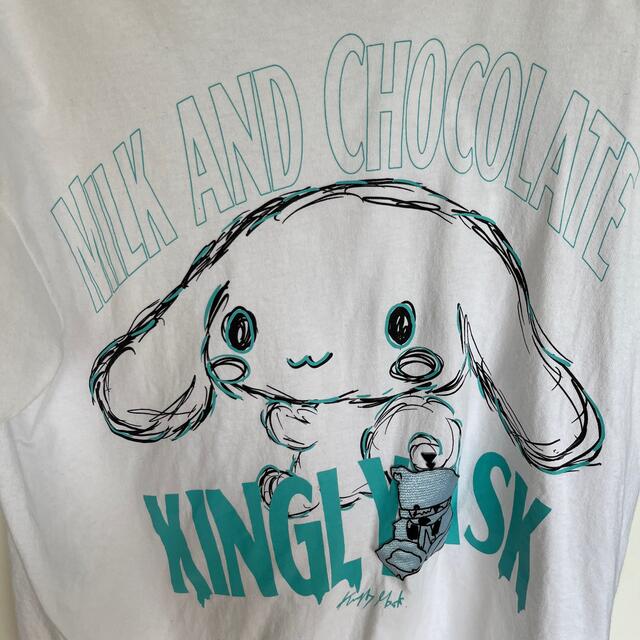 MILKBOY(ミルクボーイ)のシナモロール × KINGLYMASKコラボＴシャツ６ 原宿 キングリーマスク  メンズのトップス(Tシャツ/カットソー(半袖/袖なし))の商品写真