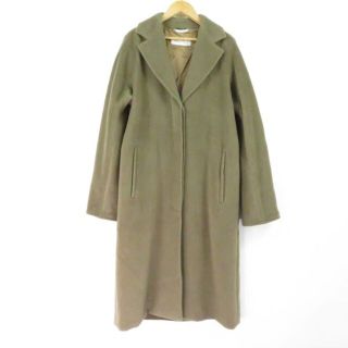 Max Mara - マックスマーラ コート ブラウン系 40 ウール 他 白 Max Mara - マックスマーラ コート ブラウン系 40 ウール 他 白
