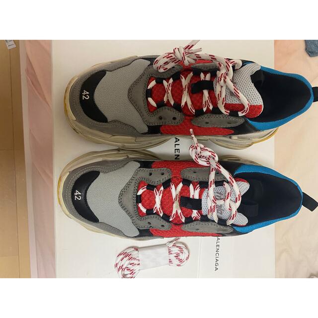 Balenciaga バレンシアガ triple s 42 赤黄色 【開店記念セール