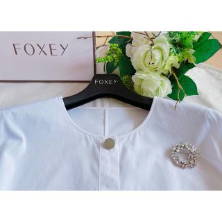 FOXEY - FOXEY 2020年DM掲載Cool Bowブラウス38 極美品 Reneの通販 by