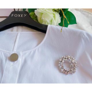 FOXEY - FOXEY 2020年DM掲載Cool Bowブラウス38 極美品 Reneの通販 by