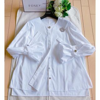 FOXEY - FOXEY 2020年DM掲載Cool Bowブラウス38 極美品 Reneの通販 by
