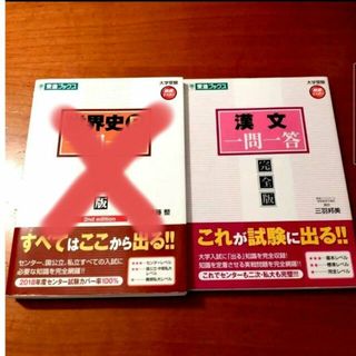 【東進ブックス】2冊セット ★ 世界史B、漢文一問一答 完全版(語学/参考書)