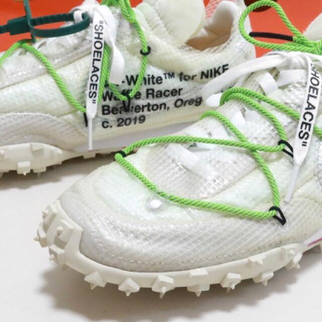 OFF-WHITE×NIKE WMNS WAFFLE RACER メンズサイズ靴/シューズ