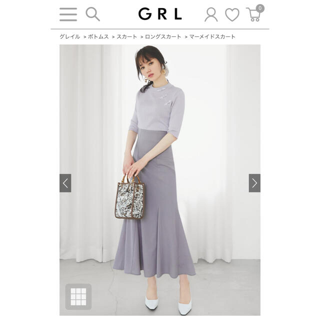 GRL(グレイル)のタグ付き新品 マーメイドスカート[gc29] GRL レディースのスカート(ロングスカート)の商品写真