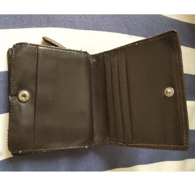 ２つ折財布　ブラウン メンズのファッション小物(折り財布)の商品写真