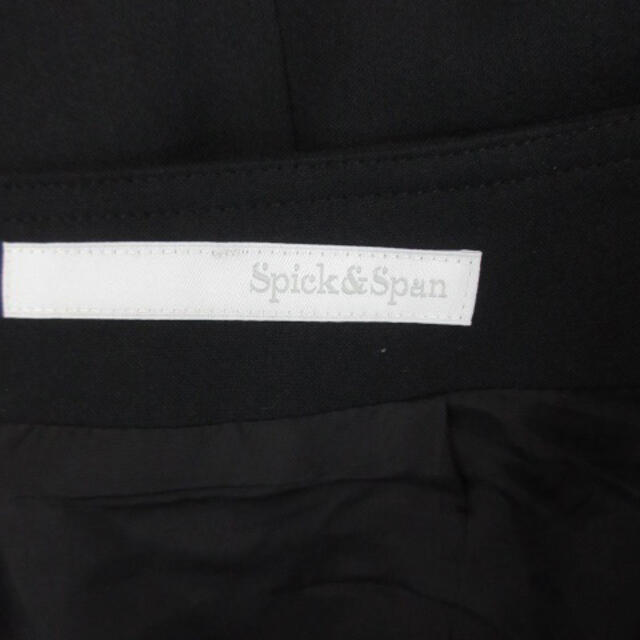Spick & Span(スピックアンドスパン)のスピック&スパン Spick&Span フレアスカート ひざ丈 40 ブラック レディースのスカート(ひざ丈スカート)の商品写真