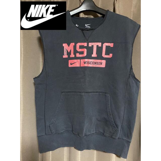 NIKE ナイキ　タンクトップ　ノースリーブ　ブラック　Mサイズ　Mstc