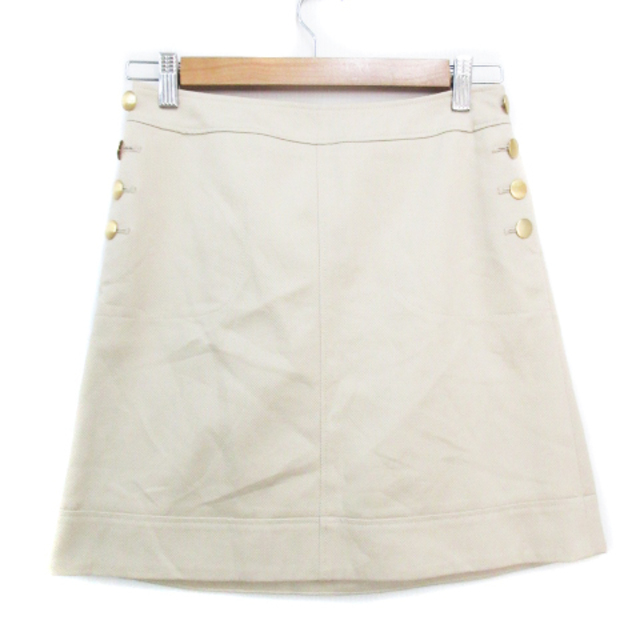 ROPE’(ロペ)のロペ ROPE 台形スカート ひざ丈 9 ベージュ /FF46 レディースのスカート(ひざ丈スカート)の商品写真