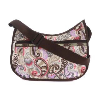 レスポートサック(LeSportsac)のレスポートサック ショルダーバッグ ナイロン ペイズリー柄 茶 マルチカラー(ショルダーバッグ)