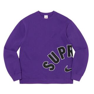 シュプリーム(Supreme)のSupreme®/Nike® Arc Crewneck Purple Lサイズ(スウェット)