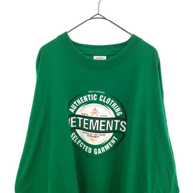 VETEMENTS ヴェトモン 20SS BEER BADGE ビールバッジ オーバーサイズ