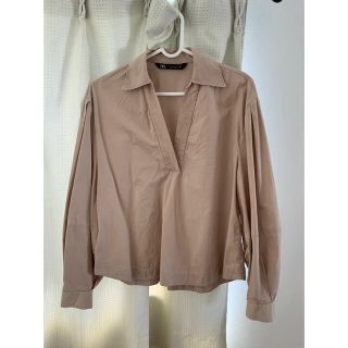 ザラ(ZARA)のZARA スキッパーシャツ　レディース(シャツ/ブラウス(長袖/七分))