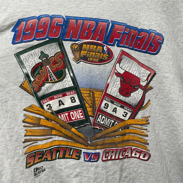 1996 Nba finals Sonics Bulls バスケ Tシャツ