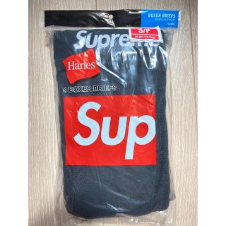 シュプリーム(Supreme)のsupreme ボクサーパンツ small 4pack 黒 ブラック(ボクサーパンツ)