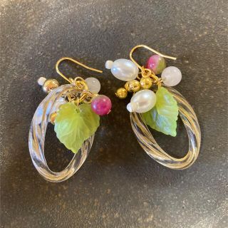 天然石の木の実ピアス(ピアス)