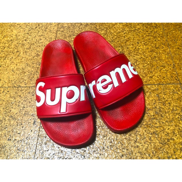 Supreme(シュプリーム)のSUPREME 14SS シュプリーム サンダル  ロゴ US9 JPN27  メンズの靴/シューズ(サンダル)の商品写真