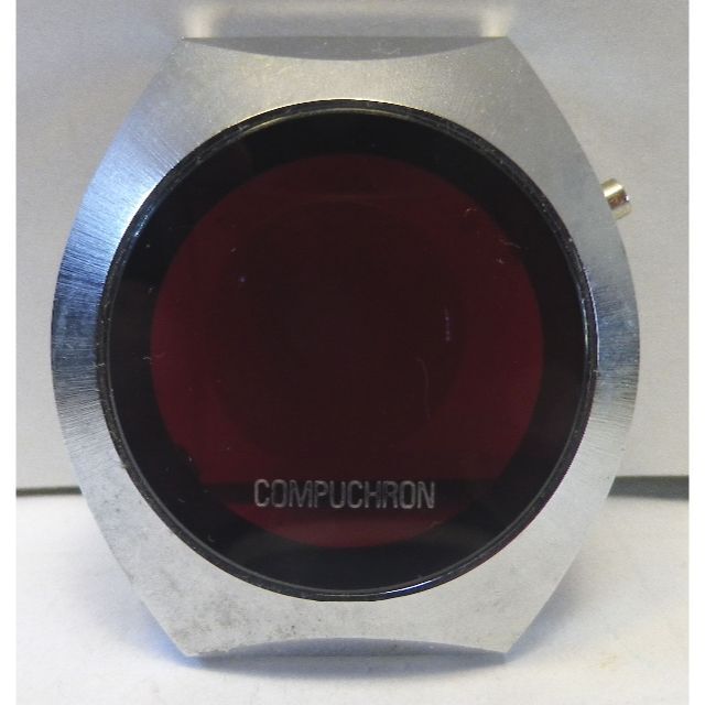 70’アンティーク　LED腕時計パーツ　COMPUCHRON　時計ケース 未使用