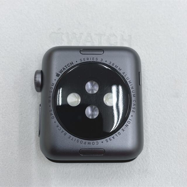 Apple Watch(アップルウォッチ)のApple Watch series3 アップルウォッチ スペースグレー スマホ/家電/カメラのスマホ/家電/カメラ その他(その他)の商品写真