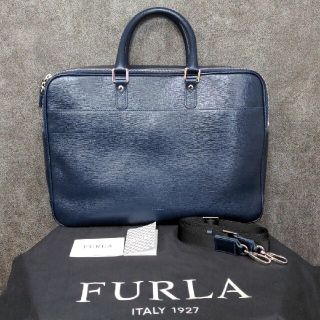 FURLA ビジネスバッグ　ブリーフケースグリーン/080